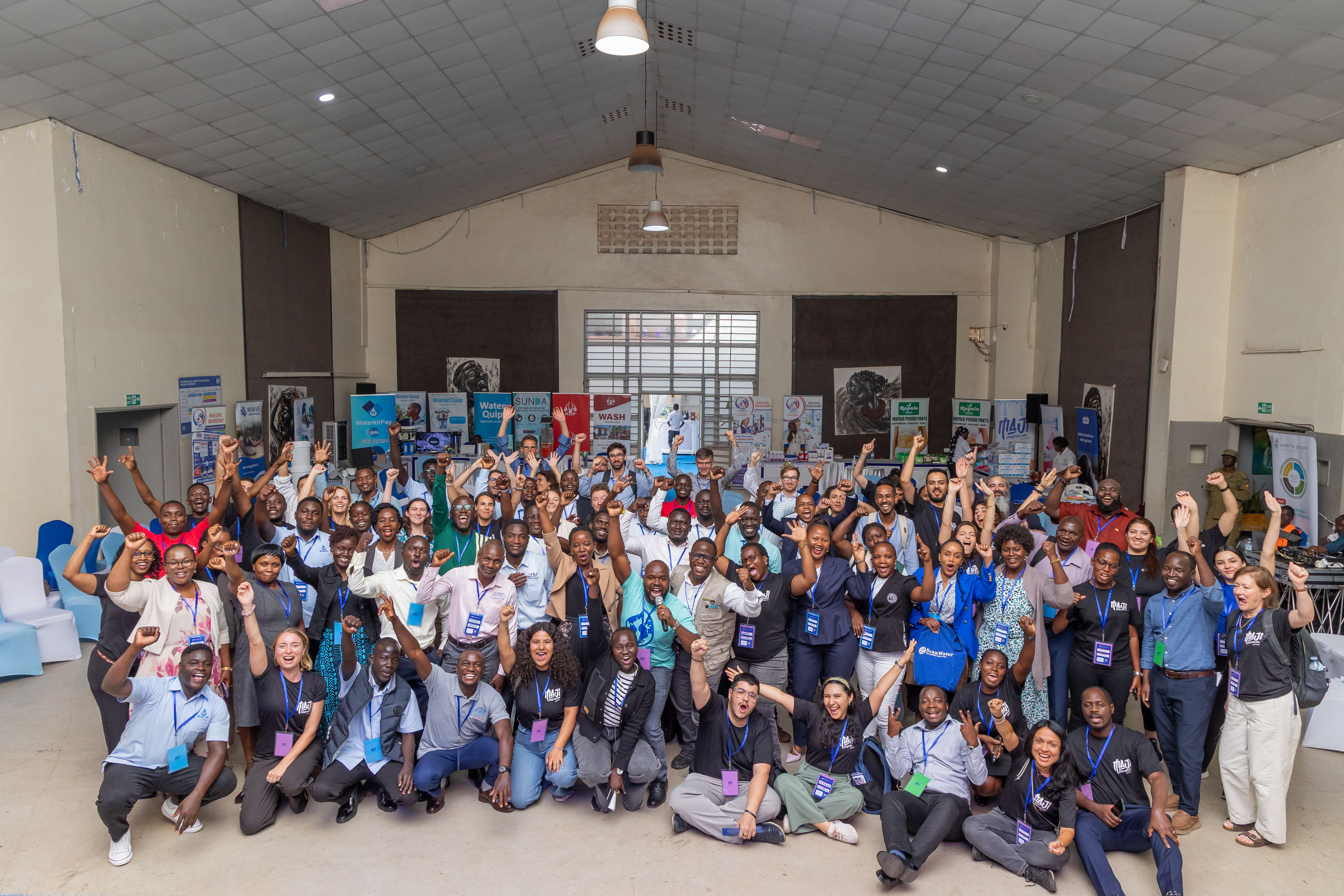 Group photo of WASH sector stakeholders, entrepreneurs, and partners at the close of the Majipreneurs Summit 2026